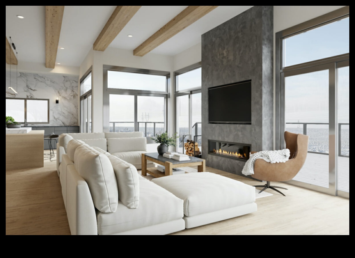 כיצד אוכל להשתמש בבטון בעיצוב שיק תעשייתי למגע מודרני?