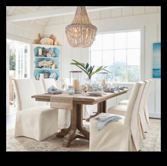 מהם כמה טיפים לקישוט פינת אוכל חיצונית באווירת חוף?