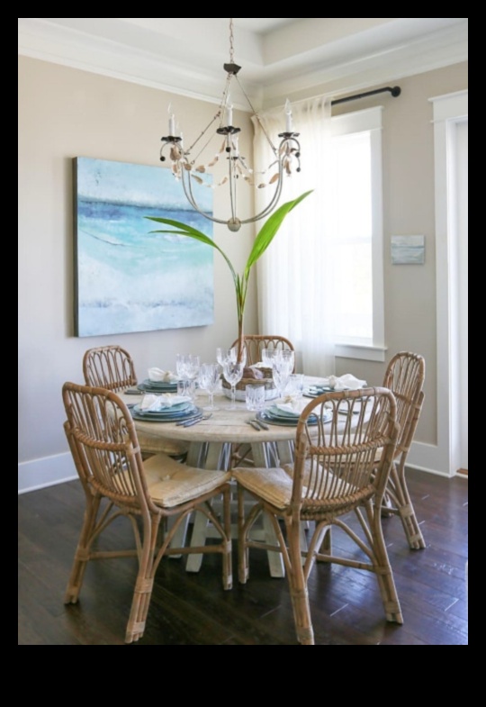 מהם כמה טיפים לקישוט פינת אוכל חיצונית באווירת חוף?