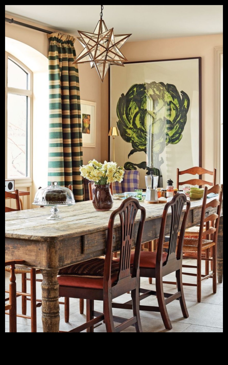 בית חווה אורבני עיצוב חדר אוכל למפגשים משפחתיים