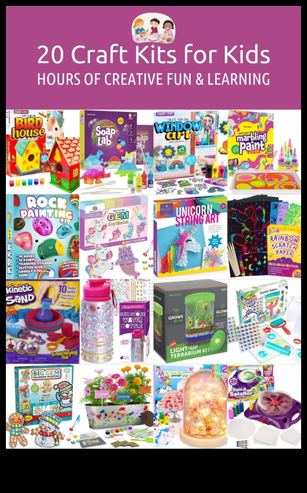 ערכות עשה זאת בעצמך Crafty Crusaders לילדים בעלי דמיון כדי לבנות את היצירתיות שלהם 3 Crafty Crusaders: ערכות עשה זאת בעצמך לילדים בעלי דמיון