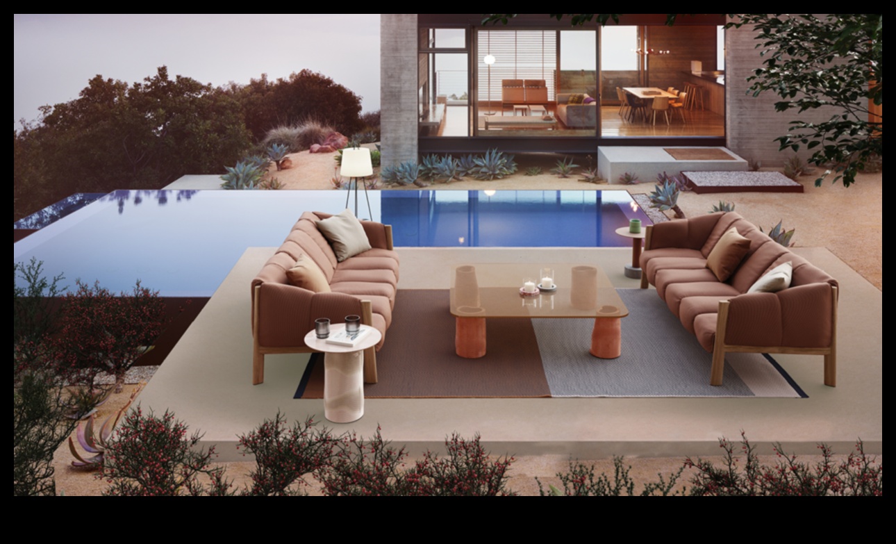 Alfresco Living: ריהוט אופנתי לאושר בחוץ