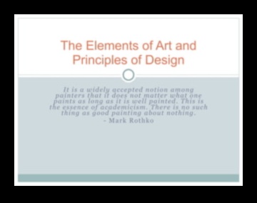 אמנות בעקרונות: שליטה במלאכת העיצוב