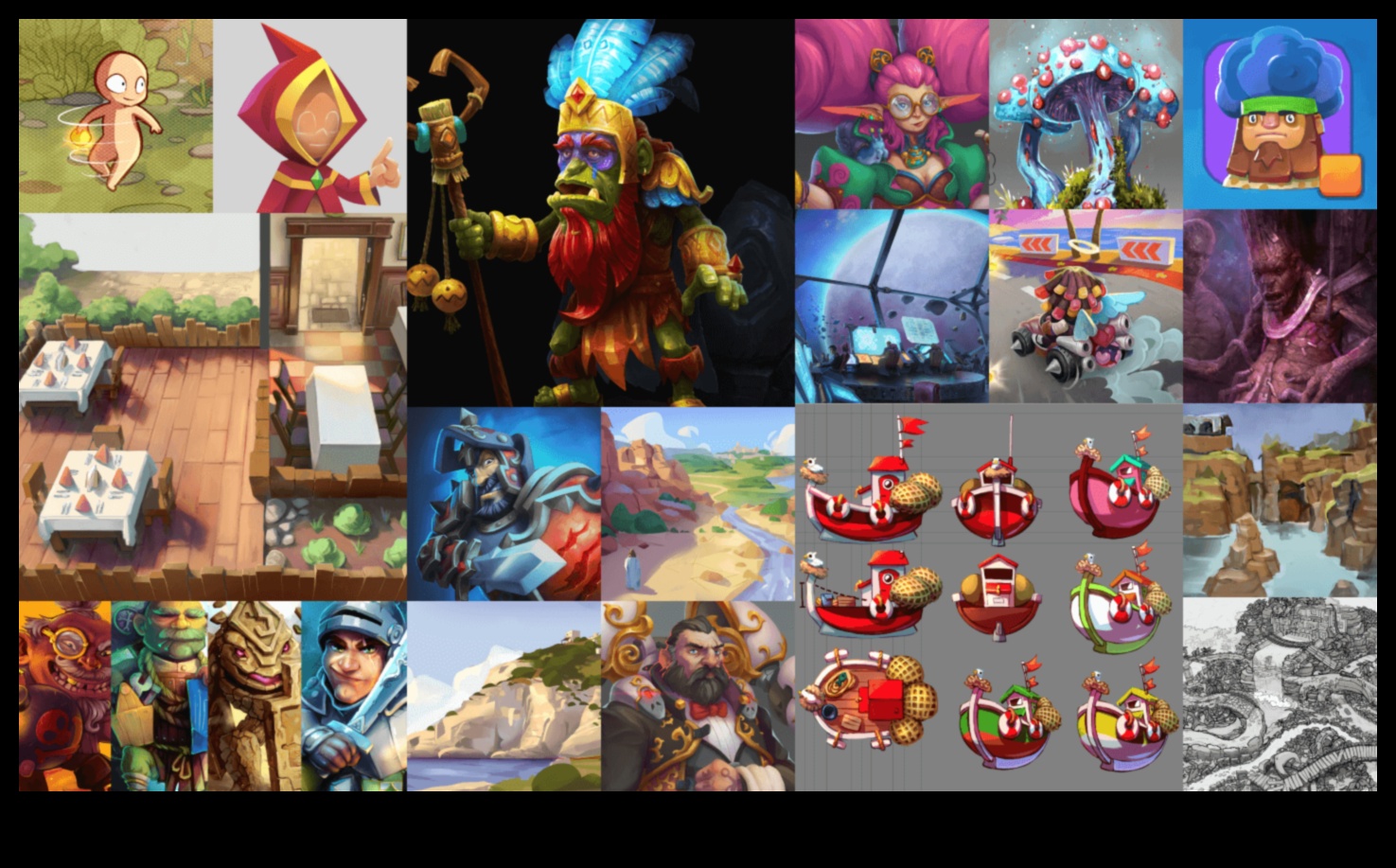 אומנות המשחק היצירתי כיצד אומנות חזותית מעצבת את עיצוב המשחק 2 משחק יצירתי: שפת האומנות החזותית בעיצוב משחקים