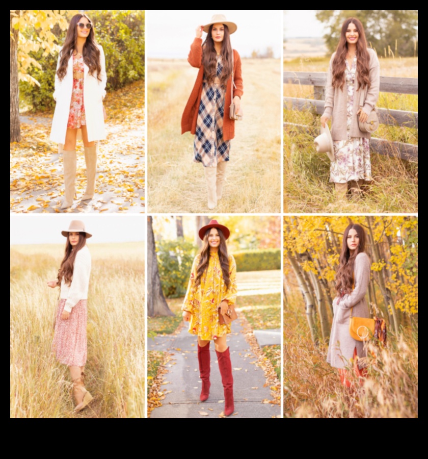 פלטת הטבע: תלבושות בוהמיות בהשראת גווני אדמה