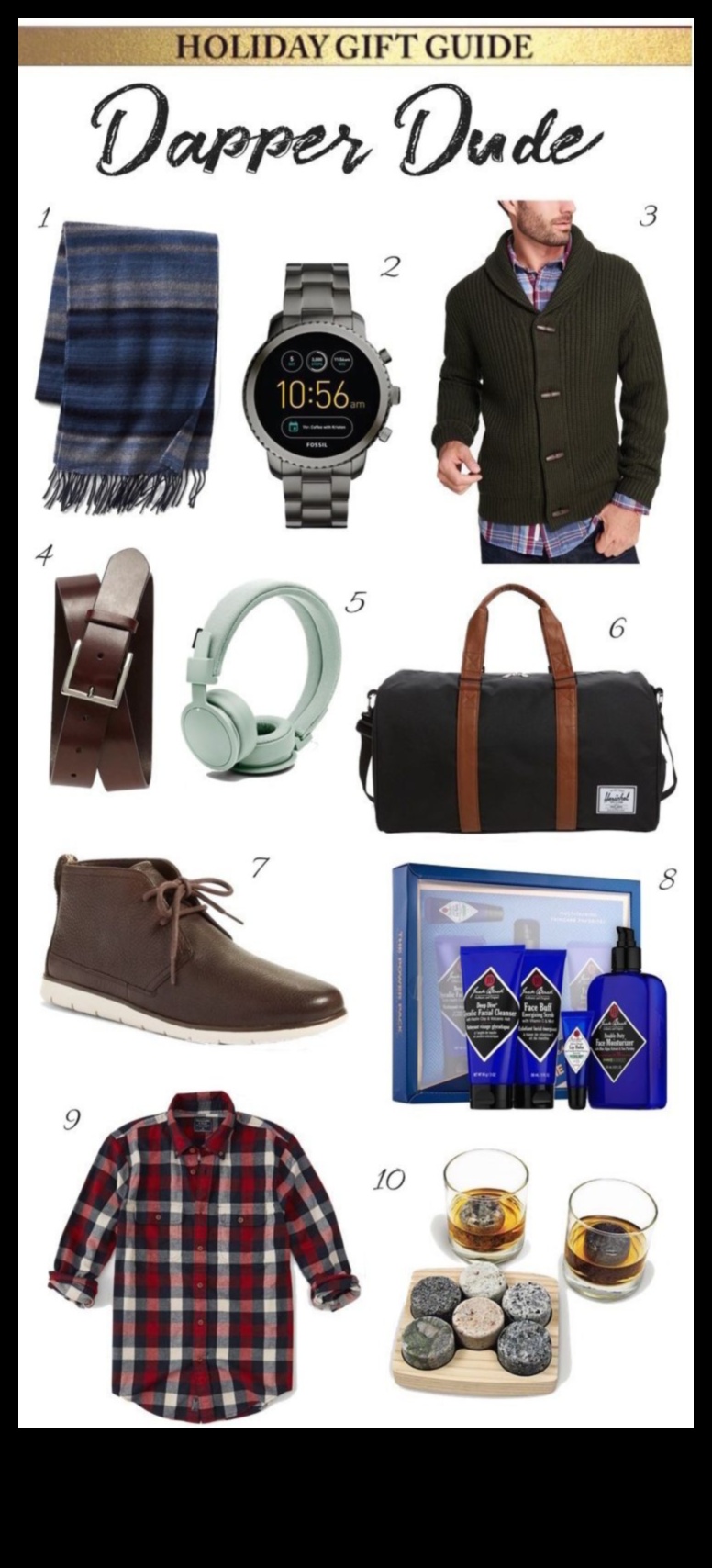 Dudes Dapper: מתנות אופנתיות לגברים