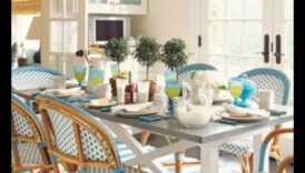 מהם כמה טיפים לקישוט פינת אוכל חיצונית באווירת חוף?