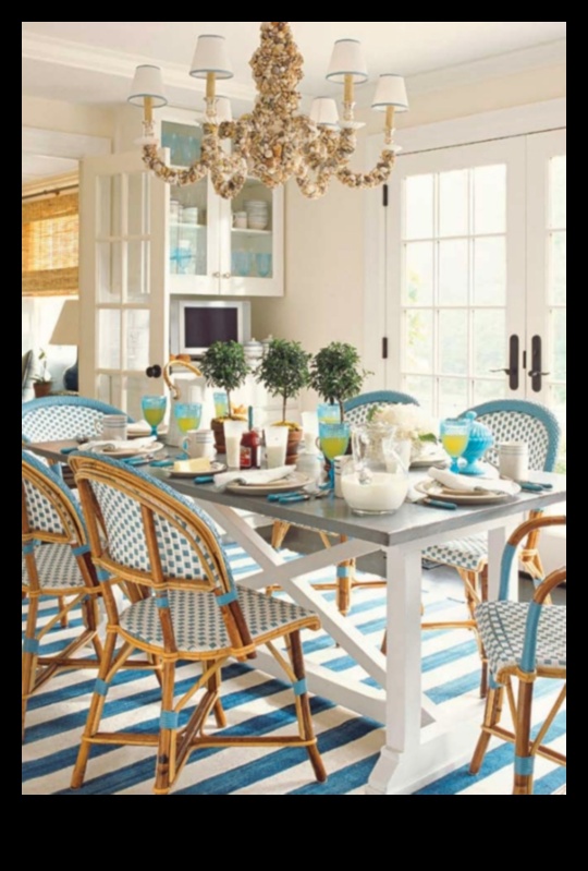 מהם כמה טיפים לקישוט פינת אוכל חיצונית באווירת חוף?